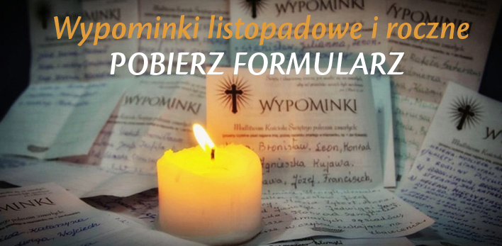 Formularz na wypominki - pobierz kartki na wypominki listopadowe i roczne w formacie PDF