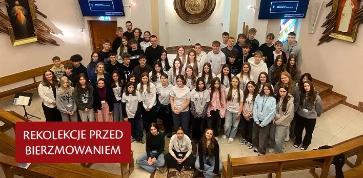 Młodzież, przygotowująca się do przyjęcia sakramentu bierzmowania, przeżywała swoje rekolekcje w Gródku nad Dunajcem (14-16.02. 2025 r.)