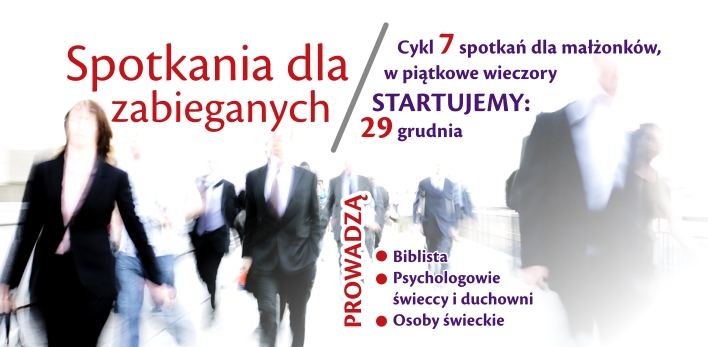 Spotkania dla zabieganych - infografika