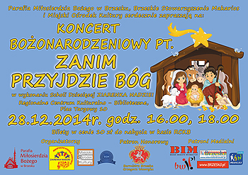 "Zanim przyjdzie Bóg" - bożonarodzeniowy koncert Ziarenek Nadziei